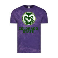 Cloud Purple colorado state rams Vintage Tee - linhVisuals
