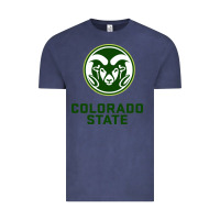 Vintage Denim colorado state rams Vintage Tee - linhVisuals