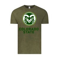Vintage Olive colorado state rams Vintage Tee - linhVisuals