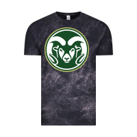 Cloud Black colorado state rams Vintage Tee - linhVisuals
