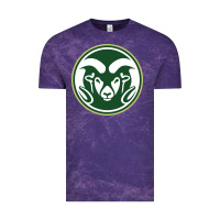 Cloud Purple colorado state rams Vintage Tee - linhVisuals