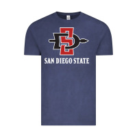 Vintage Denim san diego state aztecs Vintage Tee - linhVisuals