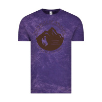 Cloud Purple university of wyoming cowboys Vintage Tee - linhVisuals
