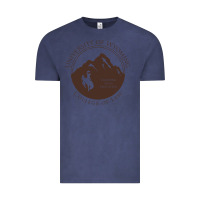 Vintage Denim university of wyoming cowboys Vintage Tee - linhVisuals