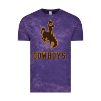 Cloud Purple university of wyoming cowboys Vintage Tee - linhVisuals