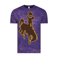 Cloud Purple university of wyoming cowboys Vintage Tee - linhVisuals