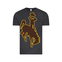 Vintage Black university of wyoming cowboys Vintage Tee - linhVisuals