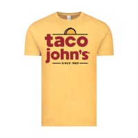 Vintage Mustard taco john's Vintage Tee - linhVisuals