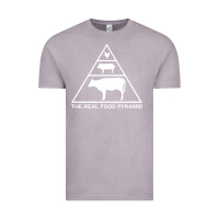 Vintage Zinc the real food pyramid carnivore Vintage Tee - linhVisuals