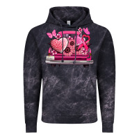 Cloud Black cancer truck back view Vintage Hoodie - NancyCooperArtShop
