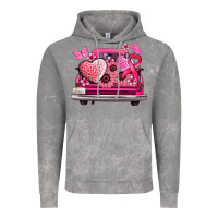 Cloud Rock cancer truck back view Vintage Hoodie - NancyCooperArtShop