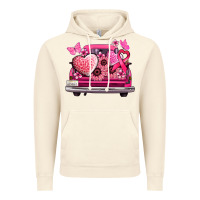 Vintage Artic cancer truck back view Vintage Hoodie - NancyCooperArtShop