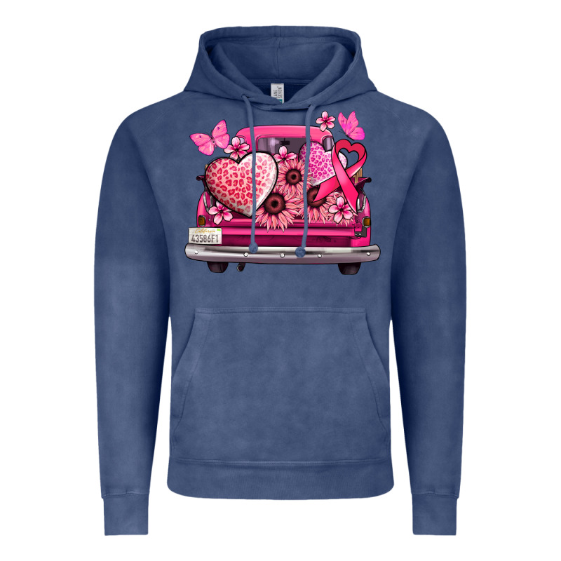 Cancer Truck Back View Vintage Hoodie by NancyCooperArtShop | Teevron