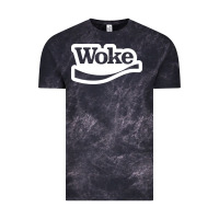 Cloud Black Woke Vintage Tee - linhVisuals