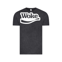 Vintage Black Woke Vintage Tee - linhVisuals