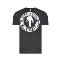 Vintage Black Wounded Warrior No One Left Behind War Veteran Vintage Tee - linhVisuals