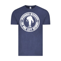 Vintage Denim Wounded Warrior No One Left Behind War Veteran Vintage Tee - linhVisuals