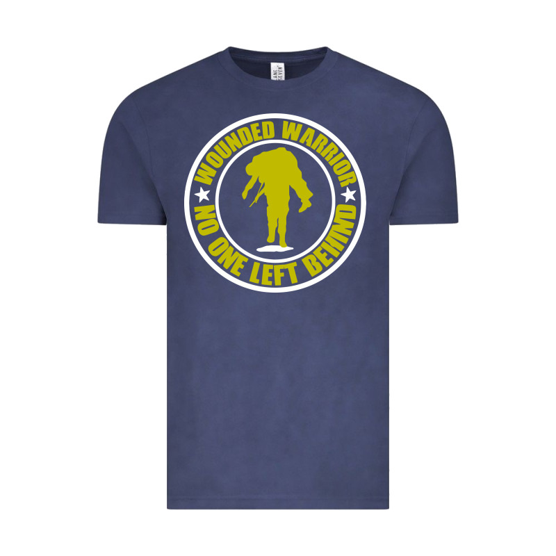 Wounded Warrior No One Left Behind War Veteran Vintage Tee by linhVisuals | Teevron