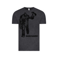 Vintage Black cool unique sasquash sasquatch and squash bigfoot t shirt Vintage Tee - linhVisuals