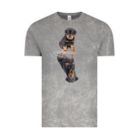 Cloud Rock rottweiler reflection t shirt funny father's day dog gifts Vintage Tee - linhVisuals