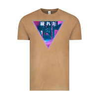 Vintage Camel tired japanese otaku   abandoned city street art t shirt Vintage Tee - linhVisuals