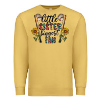 Little Sister Biggest Fan Premium Sweatshirt | Teevron