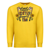 Lemon little sister biggest fan Premium Sweatshirt - CowhideDigitalArt