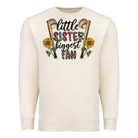 Sandshell little sister biggest fan Premium Sweatshirt - CowhideDigitalArt