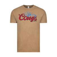 Vintage Coffee wsu cougs light blue Vintage Tee - linhVisuals