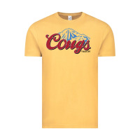 Vintage Mustard wsu cougs light blue Vintage Tee - linhVisuals