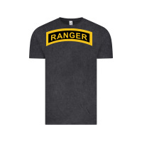 Vintage Black army ranger tab   black & gold   army ranger tab black gold Vintage Tee - linhVisuals