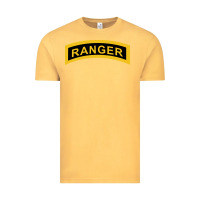 Vintage Mustard army ranger tab   black & gold   army ranger tab black gold Vintage Tee - linhVisuals