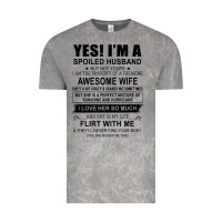 Cloud Rock yes i'm a spoiled husband ..awesome wife t shirt Vintage Tee - linhVisuals