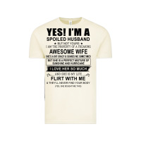 Vintage Arctic yes i'm a spoiled husband ..awesome wife t shirt Vintage Tee - linhVisuals