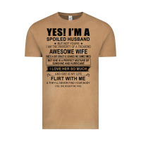 Vintage Camel yes i'm a spoiled husband ..awesome wife t shirt Vintage Tee - linhVisuals