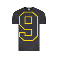 Vintage Black number #9 sports jersey uniform Vintage Tee - linhVisuals