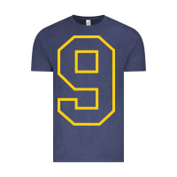 Vintage Denim number #9 sports jersey uniform Vintage Tee - linhVisuals