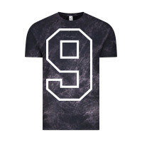 Number #9 Sports Jersey Uniform Vintage Tee | Teevron