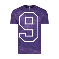 Cloud Purple number #9 sports jersey uniform Vintage Tee - linhVisuals