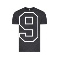 Vintage Black number #9 sports jersey uniform Vintage Tee - linhVisuals