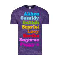 Cloud Purple althea cassidy name woman mans Vintage Tee - linhVisuals