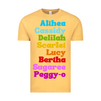 Vintage Mustard althea cassidy name woman mans Vintage Tee - linhVisuals
