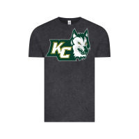 Vintage Black keuka college wolf vectorized Vintage Tee - linhVisuals