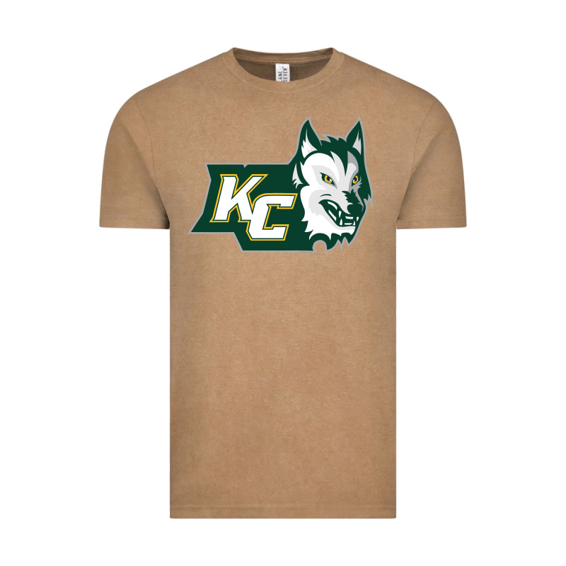 Keuka College Wolf Vectorized Vintage Tee by linhVisuals | Teevron