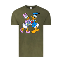 Vintage Olive donal duck Vintage Tee - linhVisuals