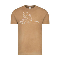 Vintage Camel cat butt white Vintage Tee - linhVisuals