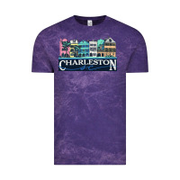 Cloud Purple charleston rainbow road   charleston south carolin Vintage Tee - linhVisuals