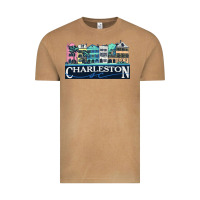 Vintage Camel charleston rainbow road   charleston south carolin Vintage Tee - linhVisuals