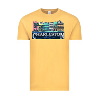 Vintage Mustard charleston rainbow road   charleston south carolin Vintage Tee - linhVisuals