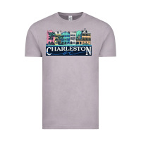 Vintage Zinc charleston rainbow road   charleston south carolin Vintage Tee - linhVisuals